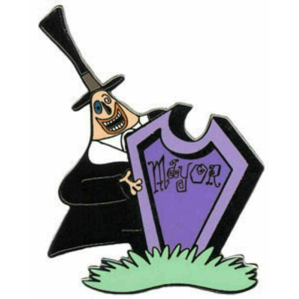 Disney Pin Nightmare Before Christmas NBC Tombstone headstone Mayor DLR 15720